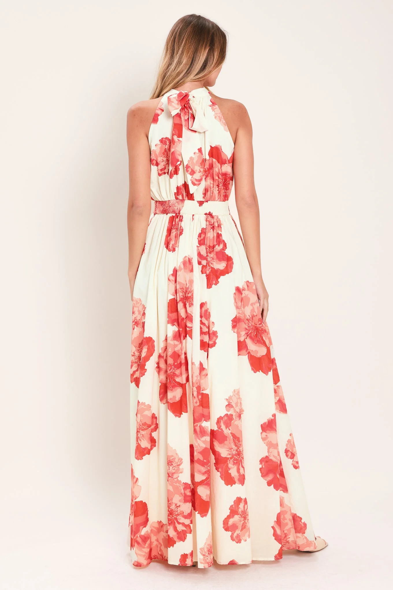 BLOOMING LOVE HALTER MAXI DRESS - Image 7