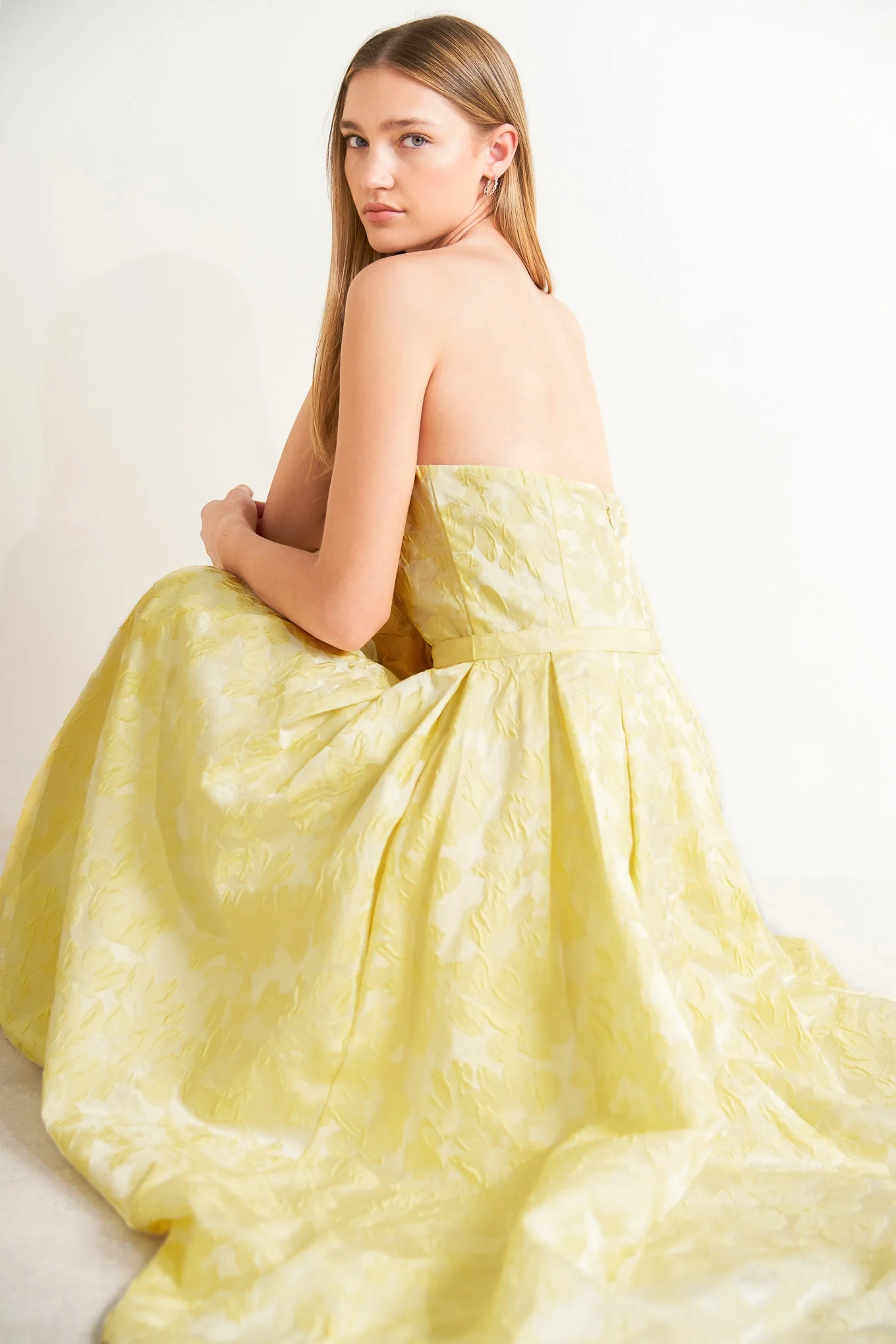 BUTTERCUP BLOOM LEMON YELLOW MIDI DRESS- FINAL SALE - Image 7