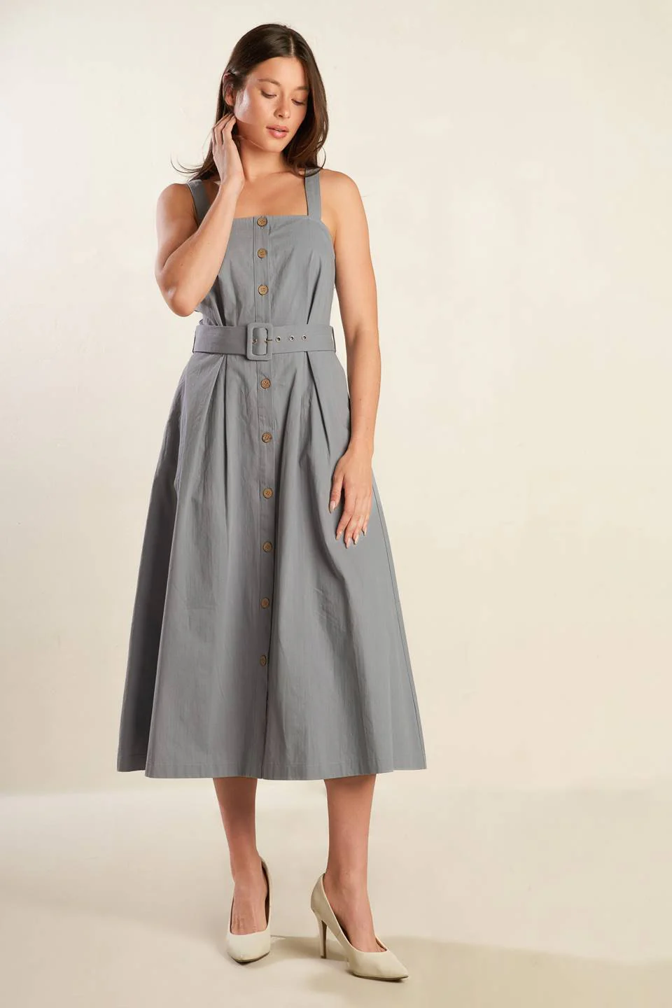 CALIFORNIA DREAMING BUTTON DOWN DRESS - Image 11