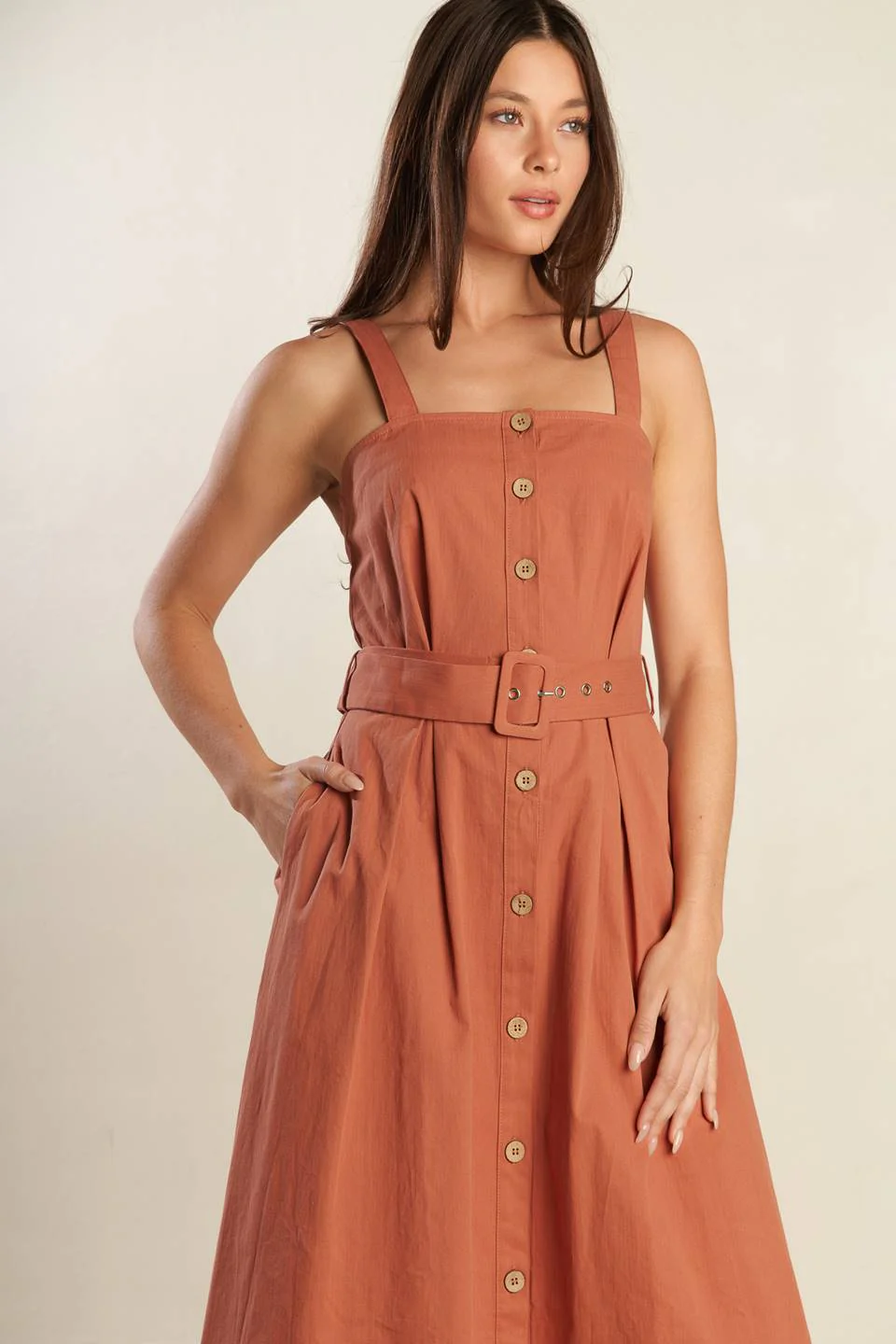 CALIFORNIA DREAMING BUTTON DOWN DRESS - Image 18