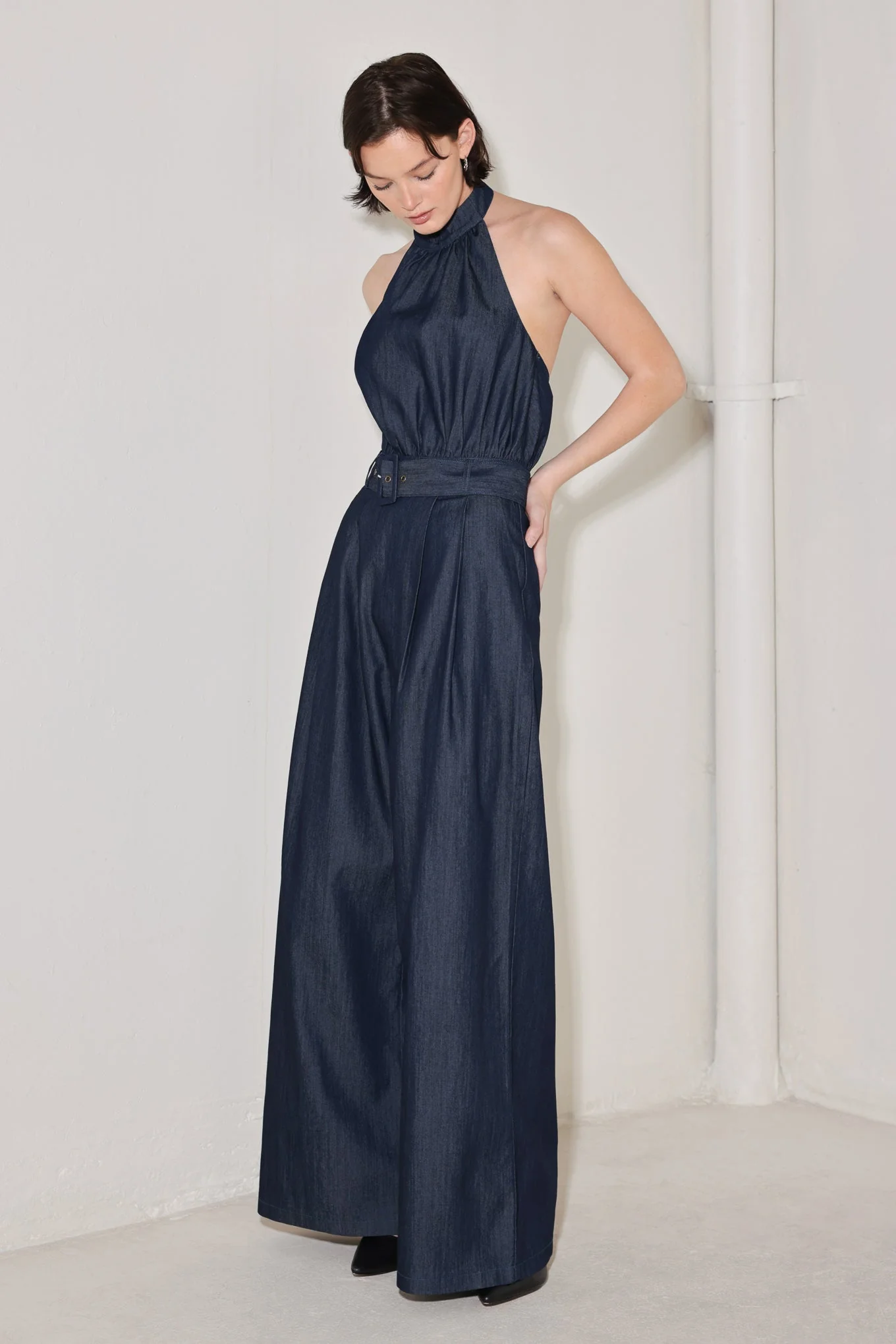 EVENING EDITION DENIM JUMPSUIT - FINAL SALE - Image 5