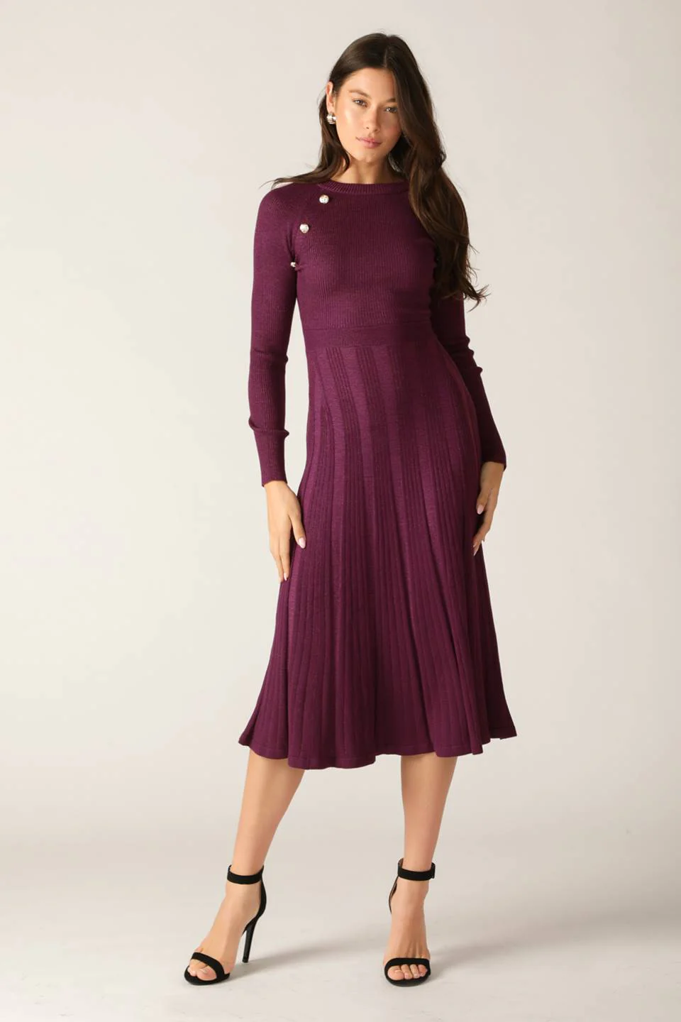 HIGH STANDARDS SWEATER MIDI DRESS - Image 2
