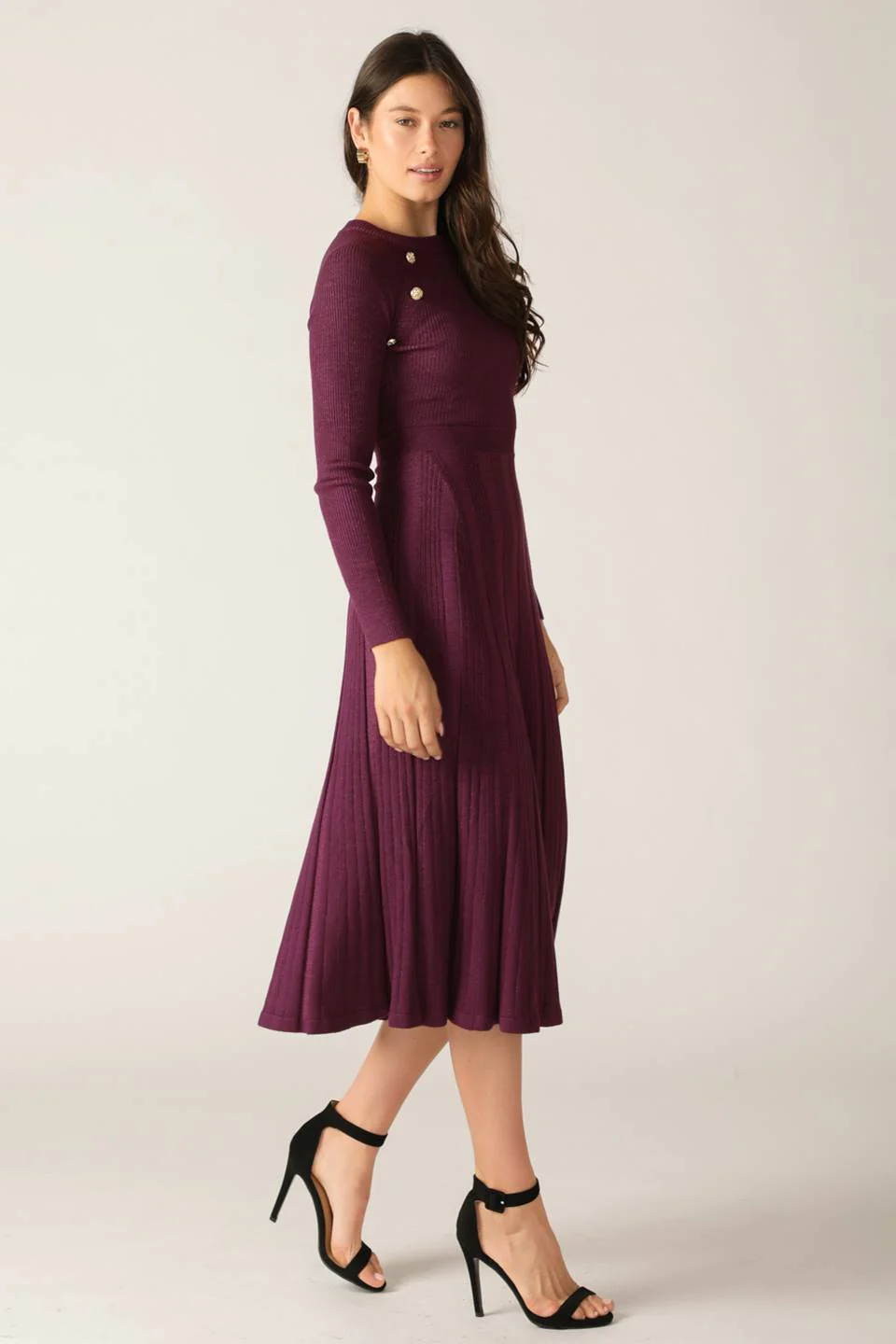 HIGH STANDARDS SWEATER MIDI DRESS - Image 12
