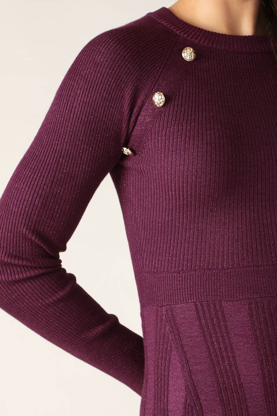 HIGH STANDARDS SWEATER MIDI DRESS - Image 13
