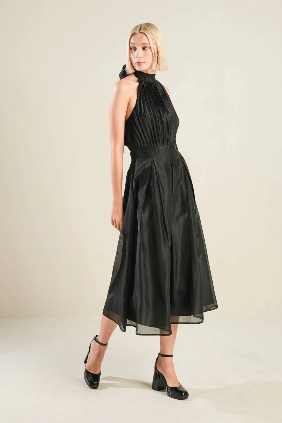 INVITATION TO LOVE WOVEN MIDI DRESS - FINAL SALE