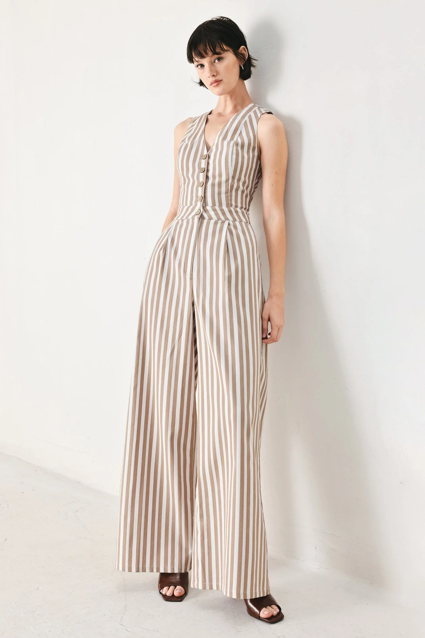 NATURAL RHYTHM STRIPED JUMPSUIT - Image 6