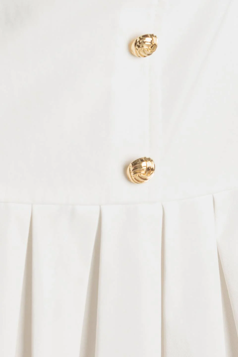 NO COMPARISONS PLEATED SKIRT MINI DRESS - WHITE - Image 8