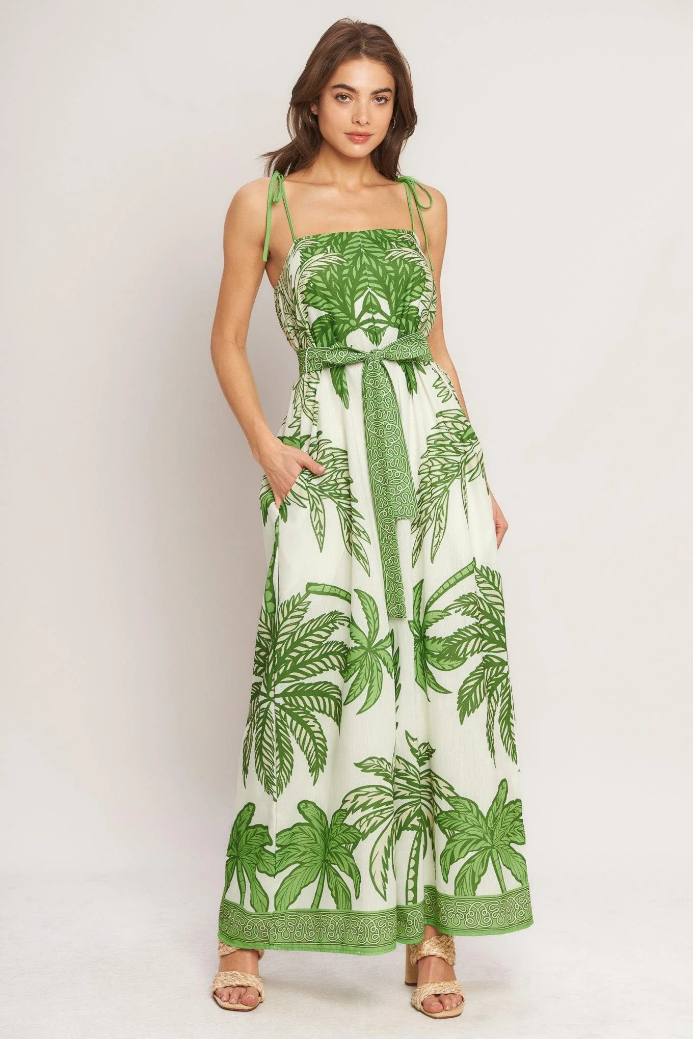 PALM LUXE WIDE LEG JUMPSUIT
