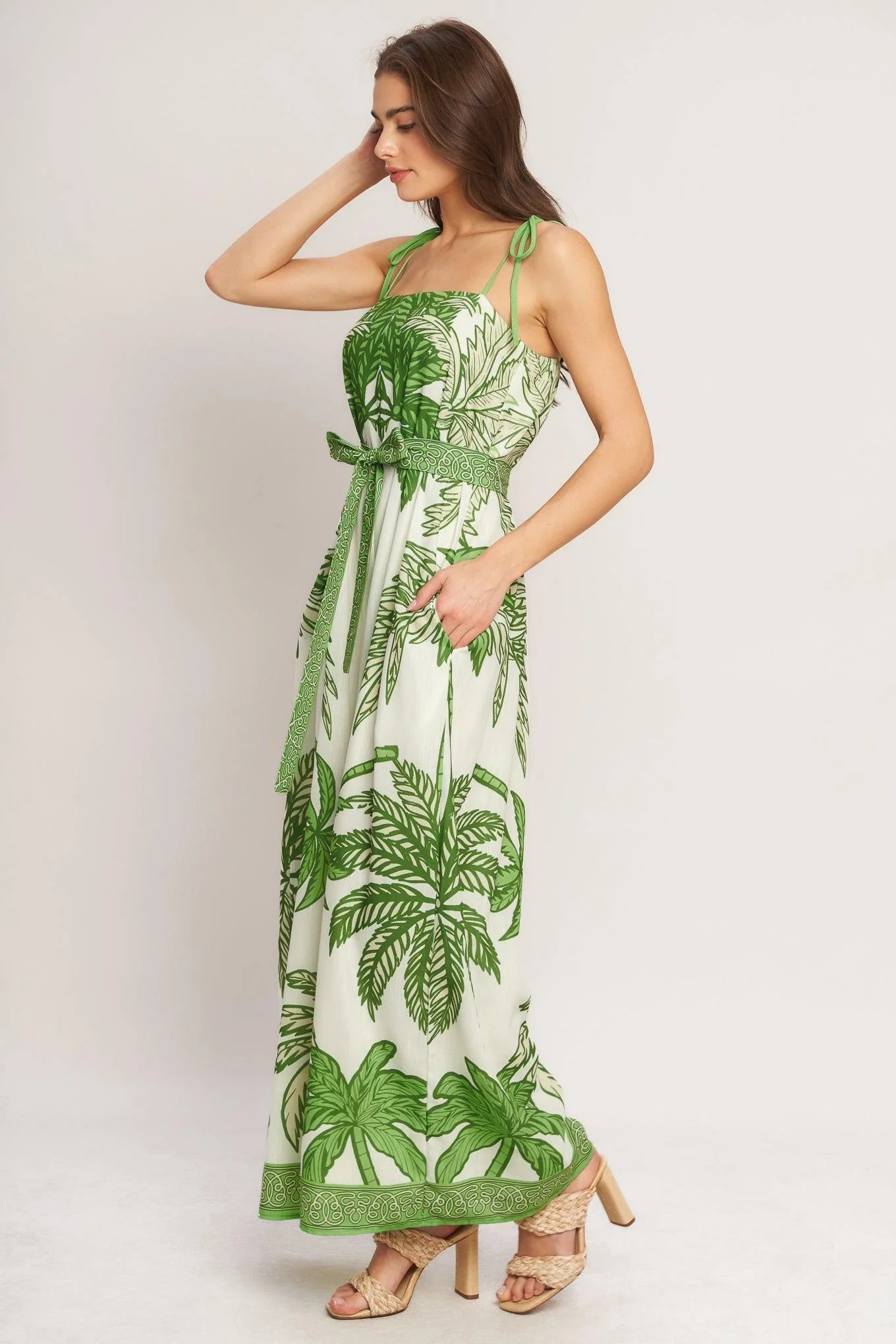 PALM LUXE WIDE LEG JUMPSUIT - Image 3