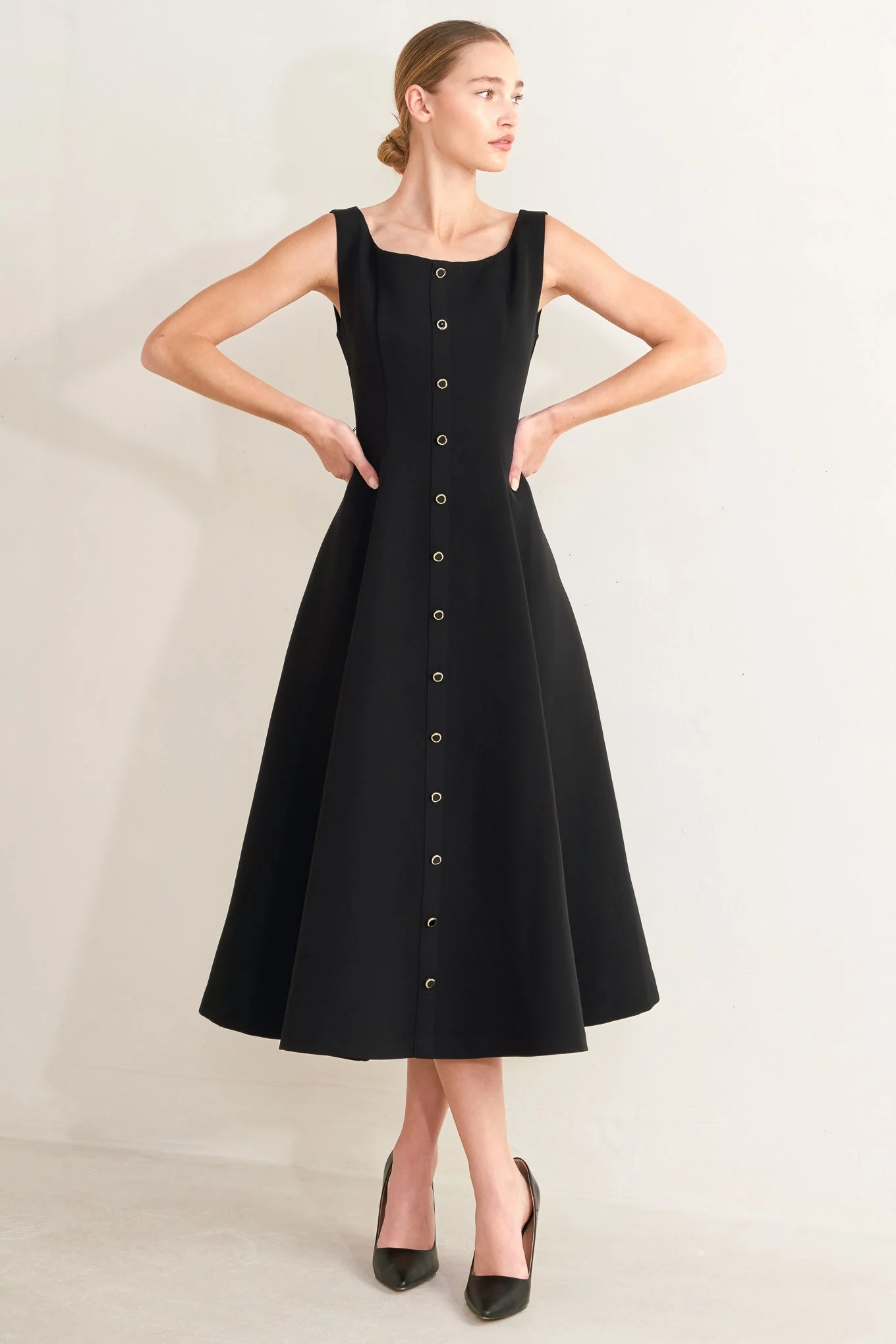 PARIS AFTER DARK MIDI DRESS - FINAL SALE - Image 2