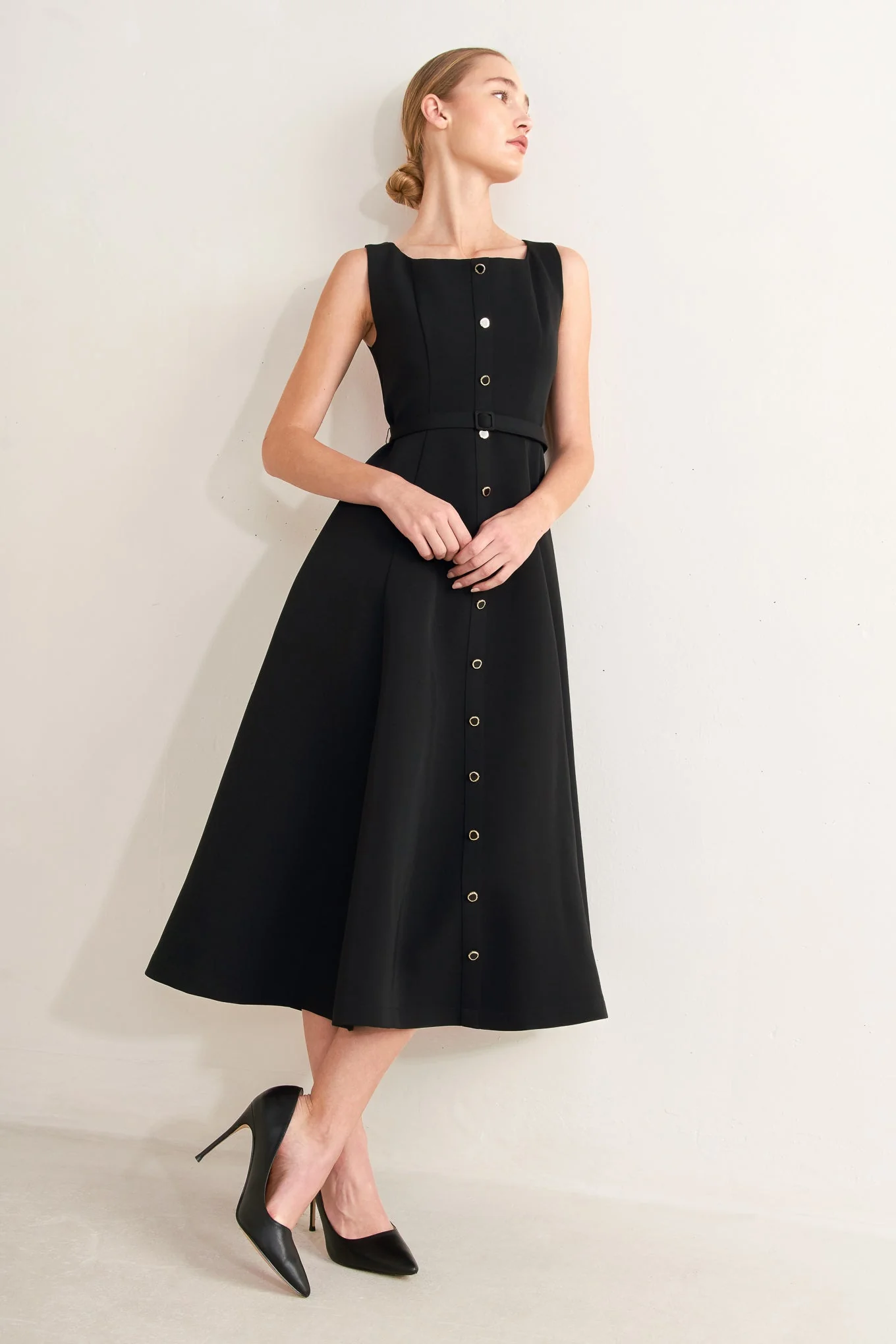 PARIS AFTER DARK MIDI DRESS - FINAL SALE - Image 5