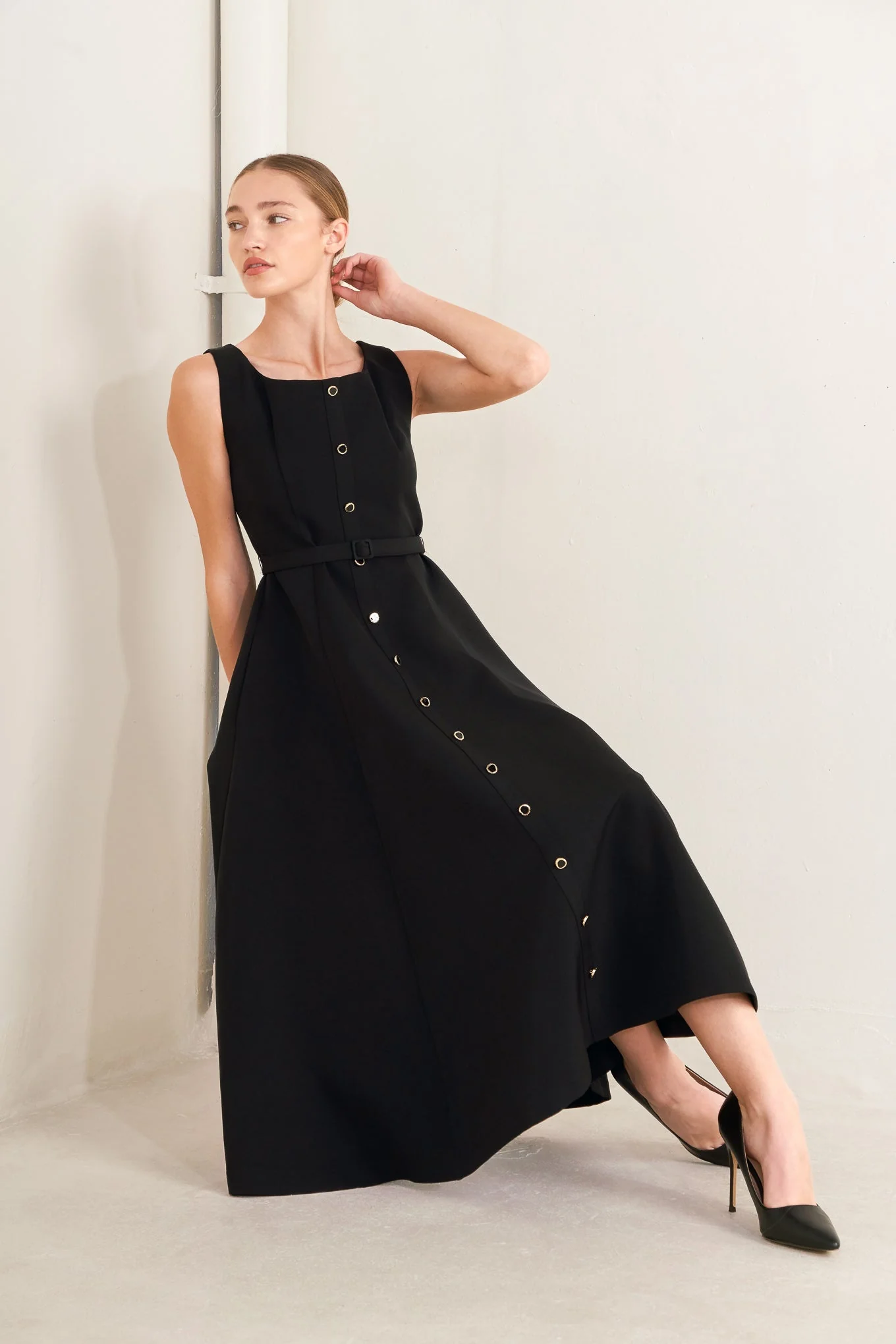 PARIS AFTER DARK MIDI DRESS - FINAL SALE - Image 7