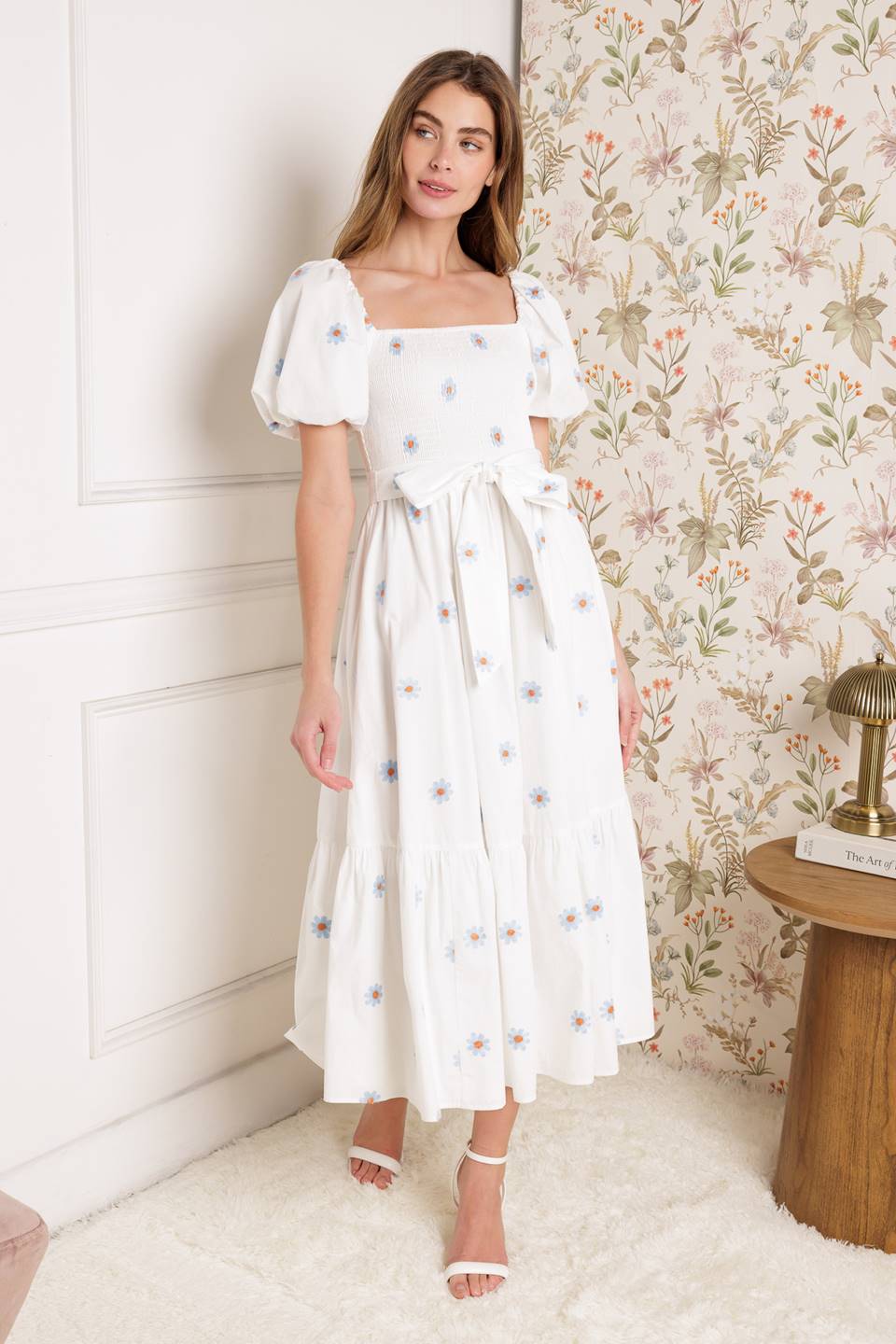 SUNNYSIDE LANE - EMBROIDERED MIDI DRESS - Image 6