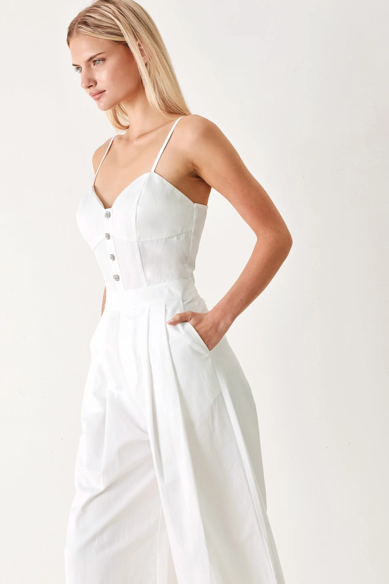 TRUE LOVE LOOK WHITE JUMPSUIT - Image 2