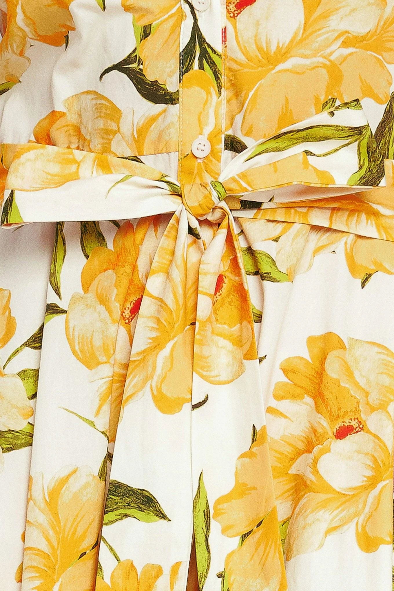 UPLIFTING PALETTE YELLOW FLORAL MIDI DRESS - Image 8