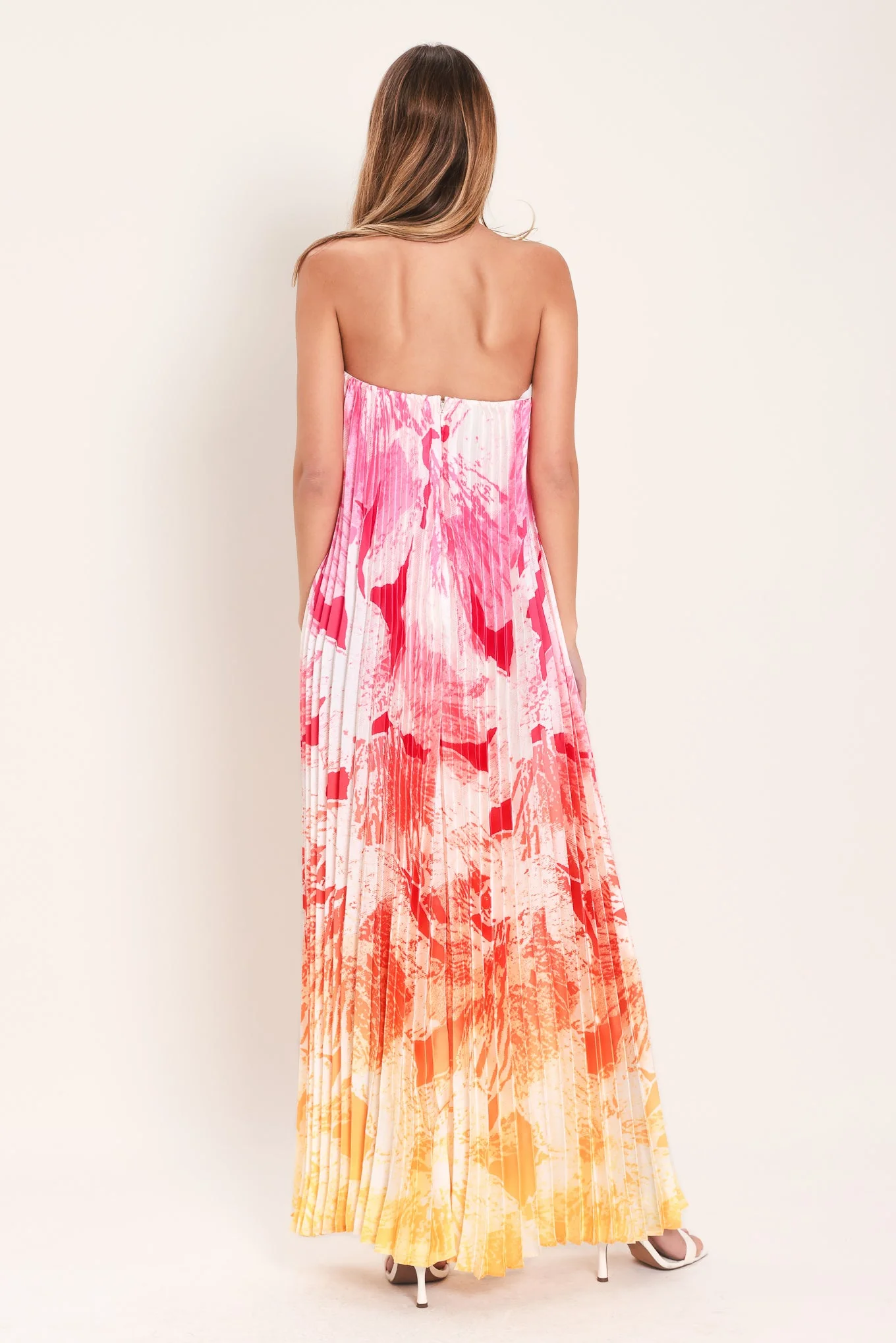 VACAY CRUSH PLEATED MAXI DRESS - Image 6
